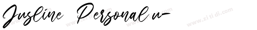 Jusline   Personal u字体转换